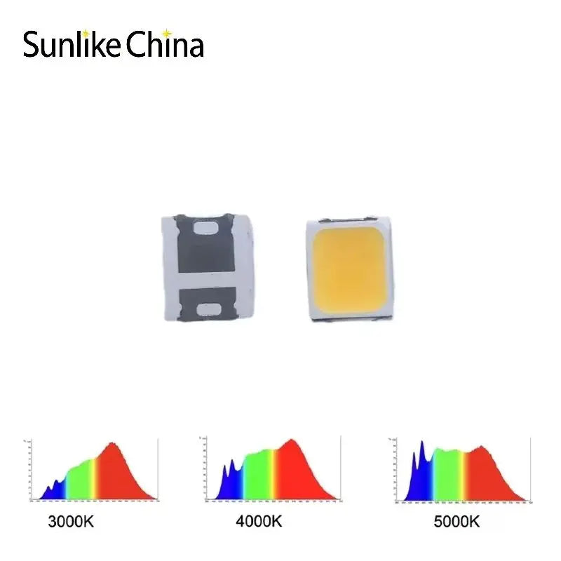 LED blanc moderne 3000K 4000K 5000K 3.5x2.8x0.6mm 6V 1W 150ma 100pcs