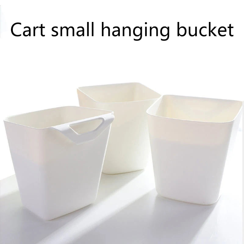 seau blanc moderne suspendu rangement petits objets cuisine durable simple élégant
