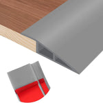 profil seuil adhésif pvc imitation bois marron foncé beige clair brun clair contemporain 1m