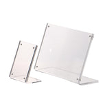 support présentation moderne transparent cartes étiquettes prix 100x150mm 120x80mm