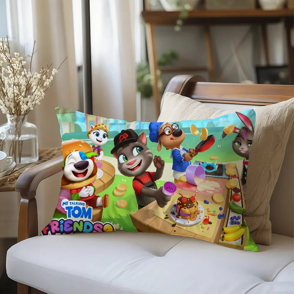 coussin double face moderne motif animaux cartoon multicolore 100 polyester opaques 30x50cm 40x60cm 48x74cm
