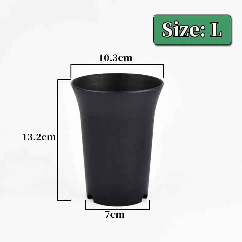 pot fleurs rond moderne fibre végétale blanc noir bac jardin intérieur extérieur décoration maison