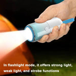 lampe torche rechargeable étanche bleu clair vert flashlight portable camping randonnéeextérieur