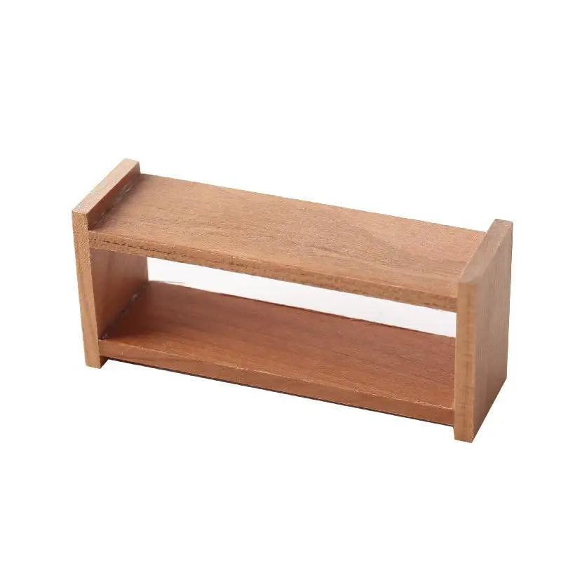 étagère bois moderne lisse rangement petite taille décoration intérieure vase fleurs plante bougie accessoire