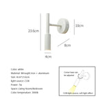 lampes murales modernes orientables led noir blanc chambre salon