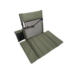 chaise pliable moderne portable clips sac rangement beige noir extérieur camping plage