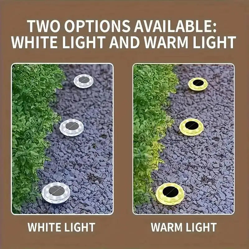 lumières solaires extérieures blanc doré moderne pique led imperméables jardin