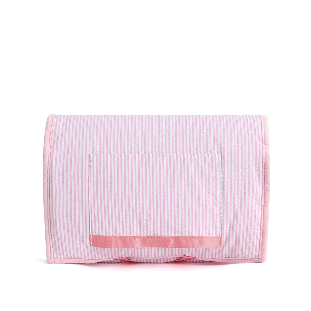 sac maillots bain rayé moderne portable poignées amovibles rouge bleu rose printemps automne enfants