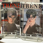 protège magazines transparent moderne imprimé personnages support plastique bar code éditeur tendances couleurs six