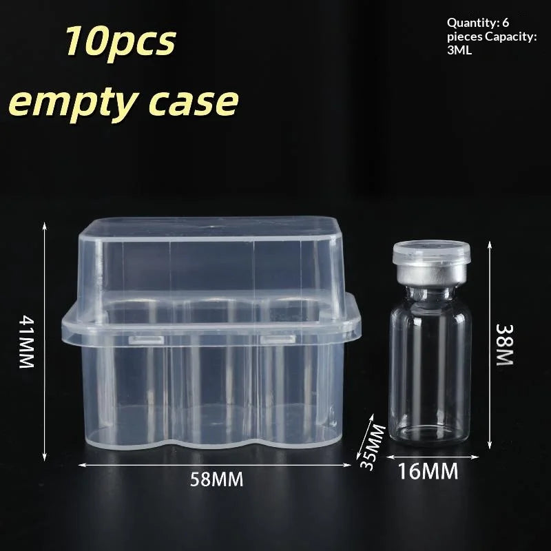 boîtes rangement transparentes modernes tubes flacons réfrigérateur pratique 3ml compartiments organizer.storage invisible