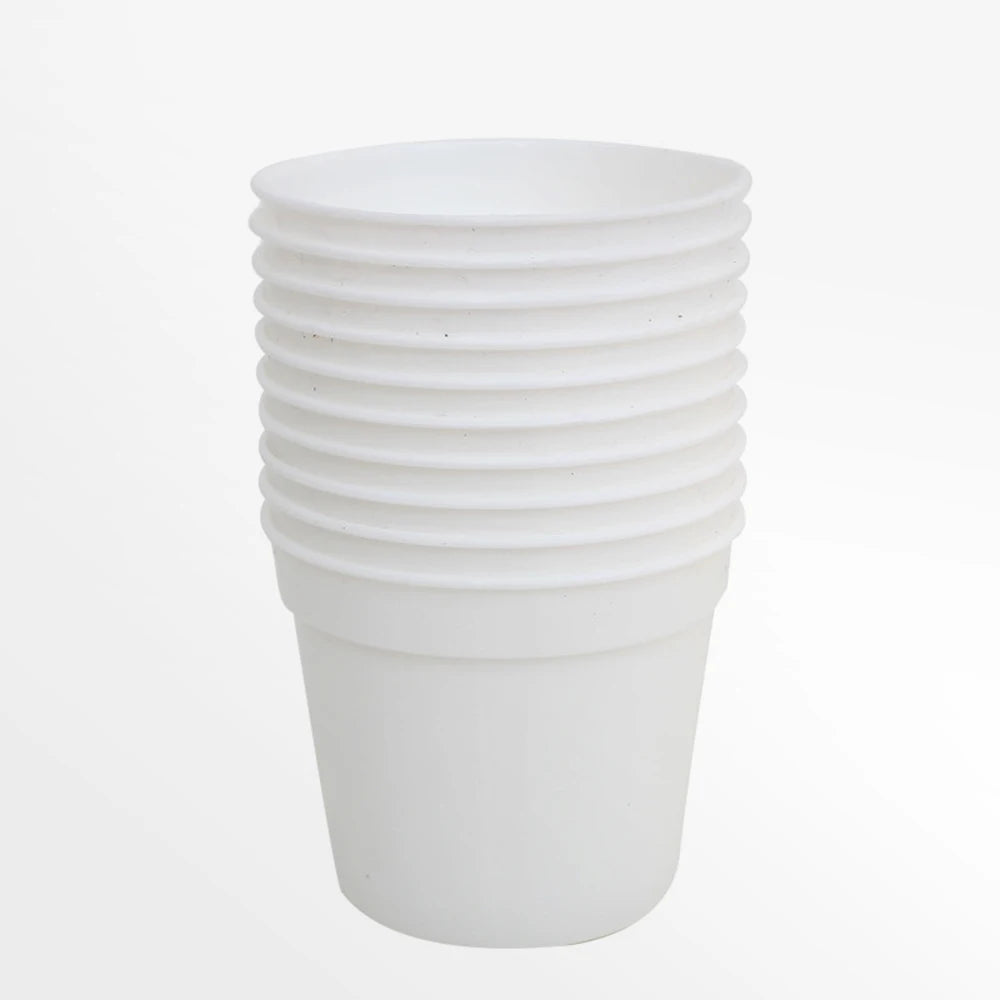 jardinière moderne pots plastique noir blanc succulente drainage plante verteintérieur minimaliste