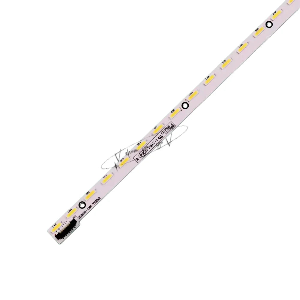 ruban led blanc points lumineux réguliers moderne 720mm connecteur deux extrémités