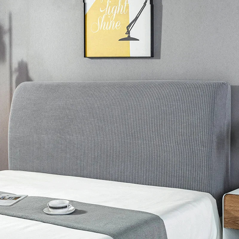 housse tête lit élastique protecteur textile moderne dossier lit maison blanc