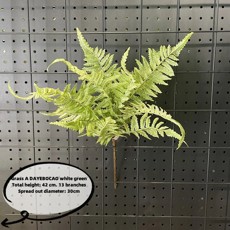 plantes artificielles soie vertes feuilles fines naturelles extérieur accrochées fêtes mariages
