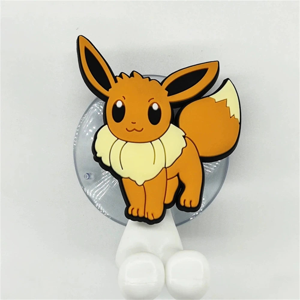 porte brosse dents murale pokemon pikachu squirtle bulbasaur ventouse salle bain