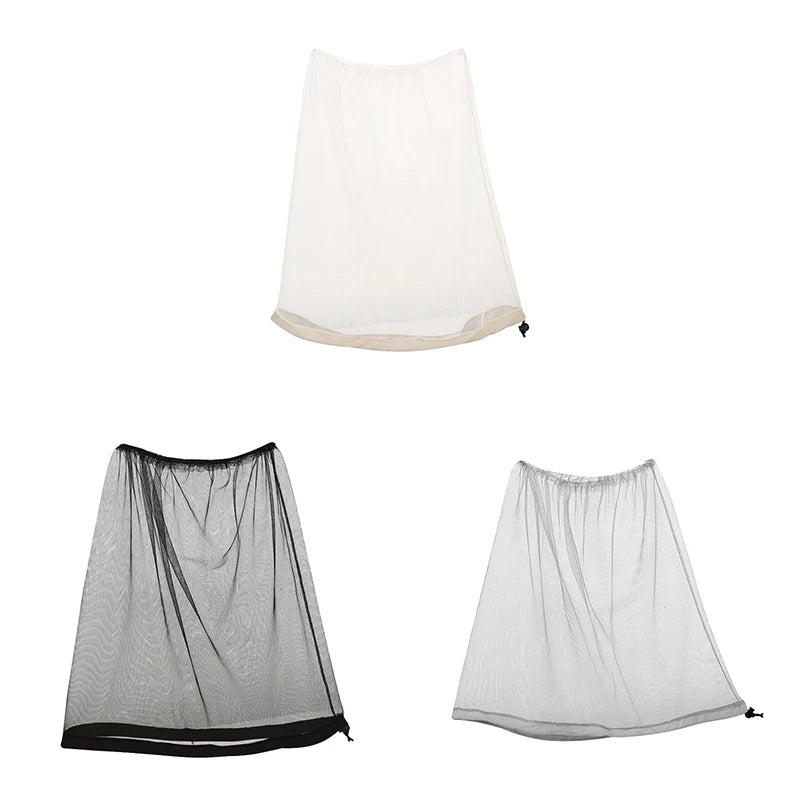 voile anti moustiques tulle transparent protection solaire upf50+ chapeau mode extérieur adultes