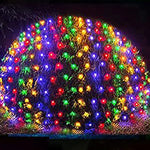 guirlande lumineuse solaire 3m 2m filet maille blanc chaud moderne télécommande étanche ip65 led
