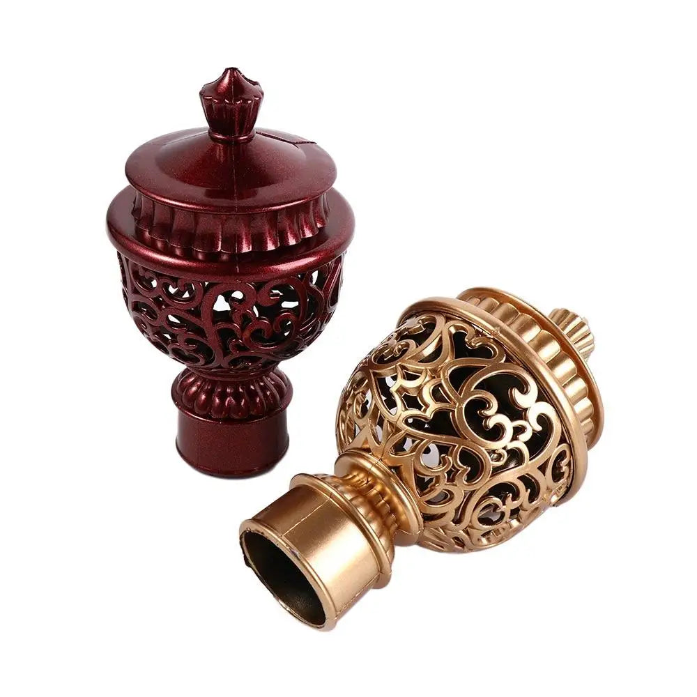 finition rideau blanc orné motifs floraux classique élégant tringle capuchon durable accessoire deco moderne