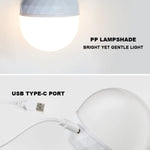 ampoule led rechargeable e27 usb multi couleur moderne télécommande câble type facettes brillantes camping