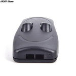 télécommande moderne blanc noir interrupteur bouton poussoir vis fixations rondes lisses