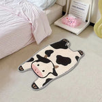 tapis dessin animé canard jaune salon chambre bain résistant polyester
