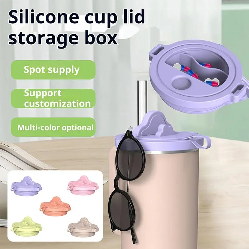 Couvercle anti-poussière en silicone pour tasse Stanley