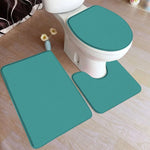 tapis bain moderne uni respectueux l'environnement noir rose clair bleu gris jaune rose foncé