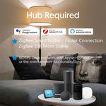 ampoule led intelligente e27 rgb wifi zigbee dimmable moderne blanc mat
