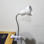lampe réglable moderne prise UE E27 blanc pinces clip minimaliste