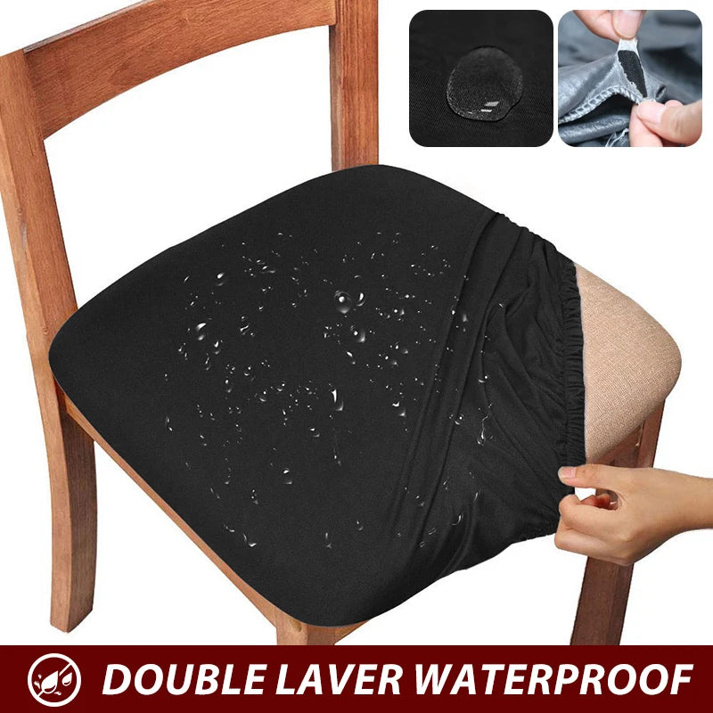 housses chaise spandex imperméable couleurs unies amovibles modernes maison restaurant événements