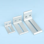 supports d'angle argenté équerres d'angle industriels plats opaques aluminium bricolage travail bois fixations