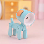 veilleuse table chien forme animaux modernes couleurs variées enfants chambre