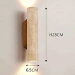 applique murale moderne pierre marbrée beige gris luminaire E27 28cm 32cm 6000K 4000K 3000K