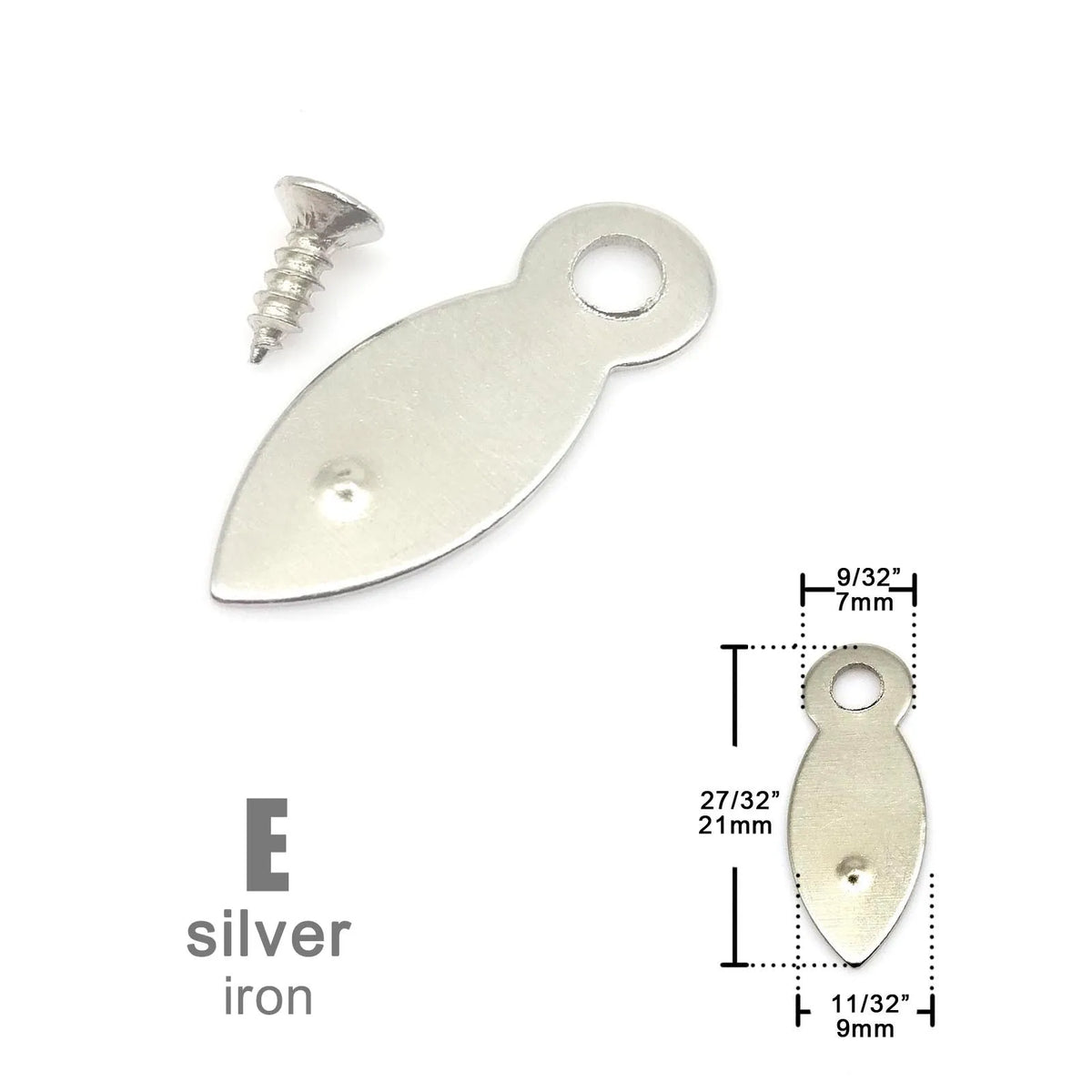 clips métalliques vis clips argent doré moderne fonctionnels fixations vis rond métal