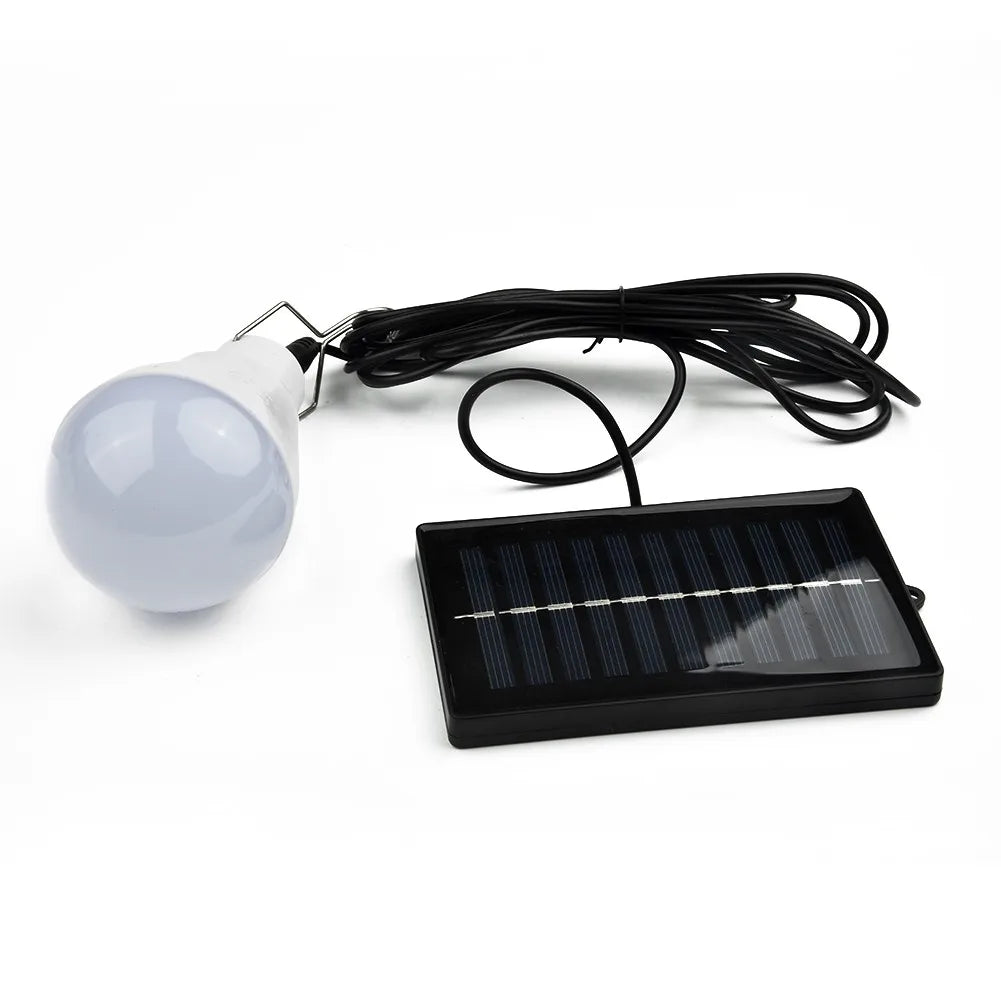lumière solaire portable panneau blanc noir câble long utilitaire outdoor campingextérieur