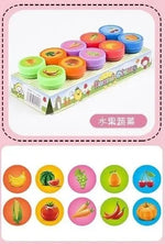 tampons dessin animé animaux visages peinture manuelle décoration photo enfant variées opaques