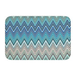 tapis moderne multicolore zigzag antidérapant polyester extérieur intérieur bain chambre