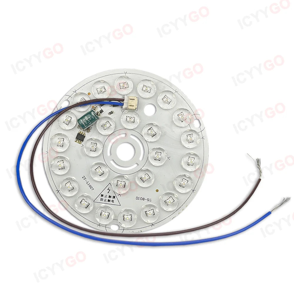 plaque led 12w 14w 6w blanc 6000k 3000k circulaire diodes modernes driver free
