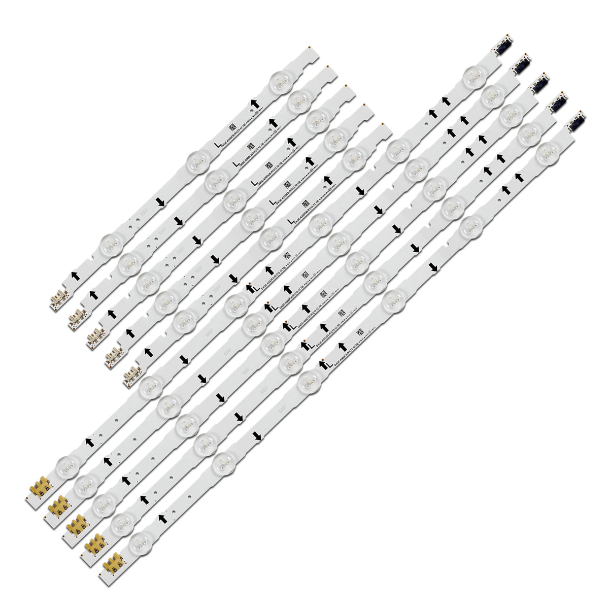 bande lumineuse led blanc ronde transparente moderne adhésive connecteurs téléviseur compatible