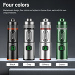 lampe torche rechargeable led noire argent verte compacte éclairage urgence camping voyage porte clés