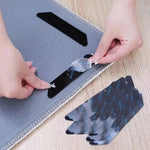 tapis adhésifs anti dérapants pelucheux marron clair moderne réutilisable antidérapants 160pcs opaques fixations adhésives