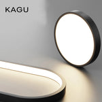 lampe led moderne plafonnier fer aluminium poli noir blanc éclairage quotidien toucher interrupteur