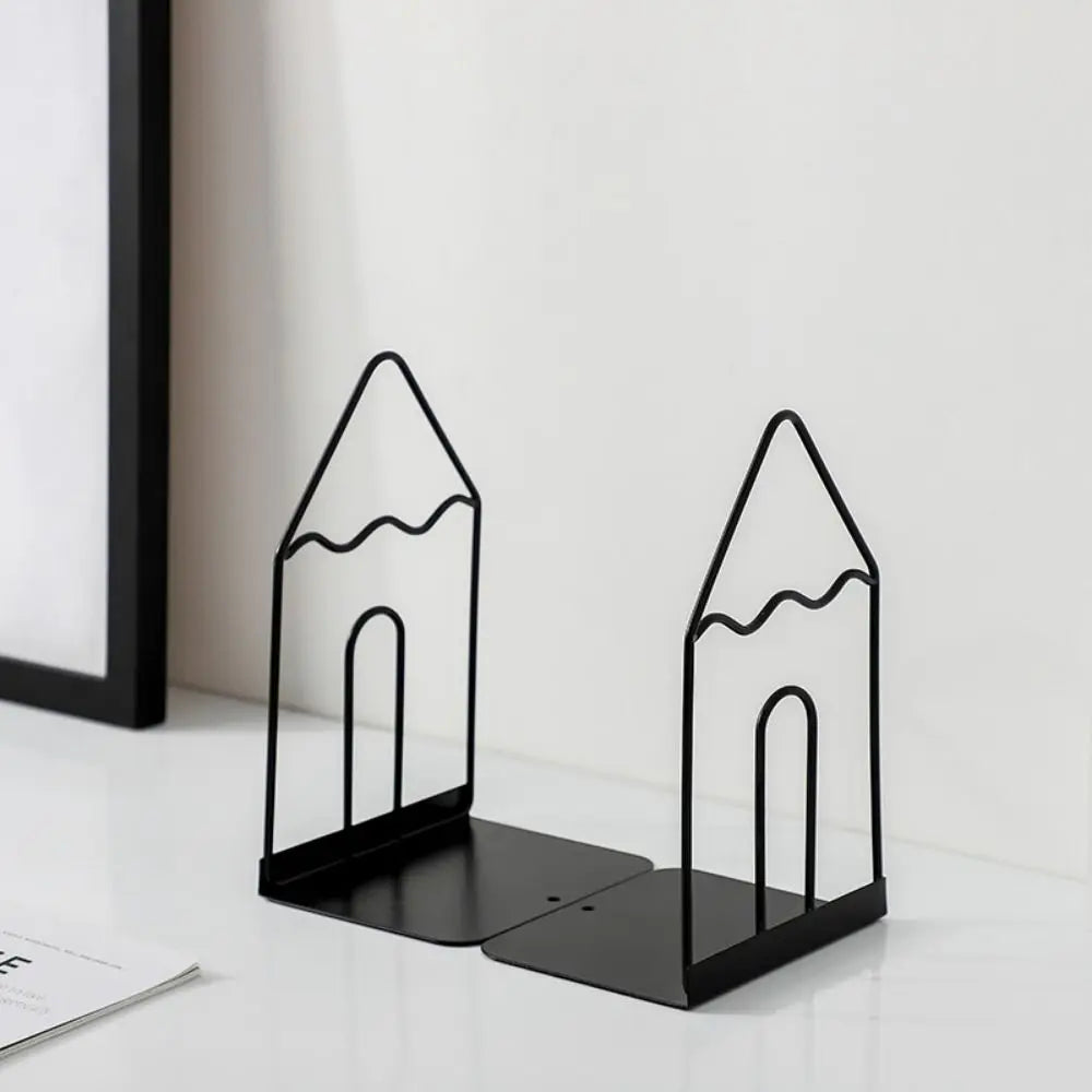 support livres minimaliste noir blanc rayures modernes gọn hơn sẽ là:
