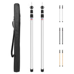 Poteaux télescopiques en aluminium pour voile d'ombrage