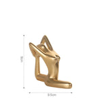 statues yoga pose or moderne minimaliste collection noël décoration intérieure gift brillant