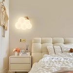 appliques murales decoratives lumiere led nuages animaux blanc moderne chambre enfants