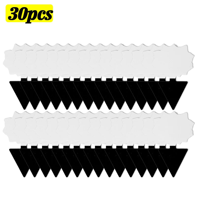 piège mouches feuille noire adhésive externe protection plantes minimalisteextérieur controle insectes 50pcs