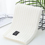 serviette bain toilette coton rayures horizontales blanc mauve gris moderne 35x75cm absorbant rapide
