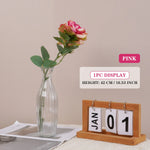décoration mariage rose artificielle rouge rose verte classique extérieur anniversaire baby shower prénuptiale
