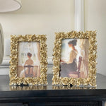 cadre photo or rose relief classique vintage décoration maison photo adult unisexe visibleintérieur deuxidentiques